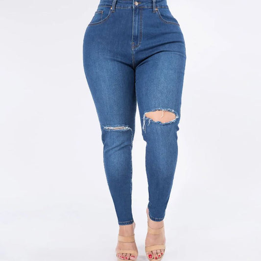 Small Cut Skinny Jeans | Plus Size | American Bazi