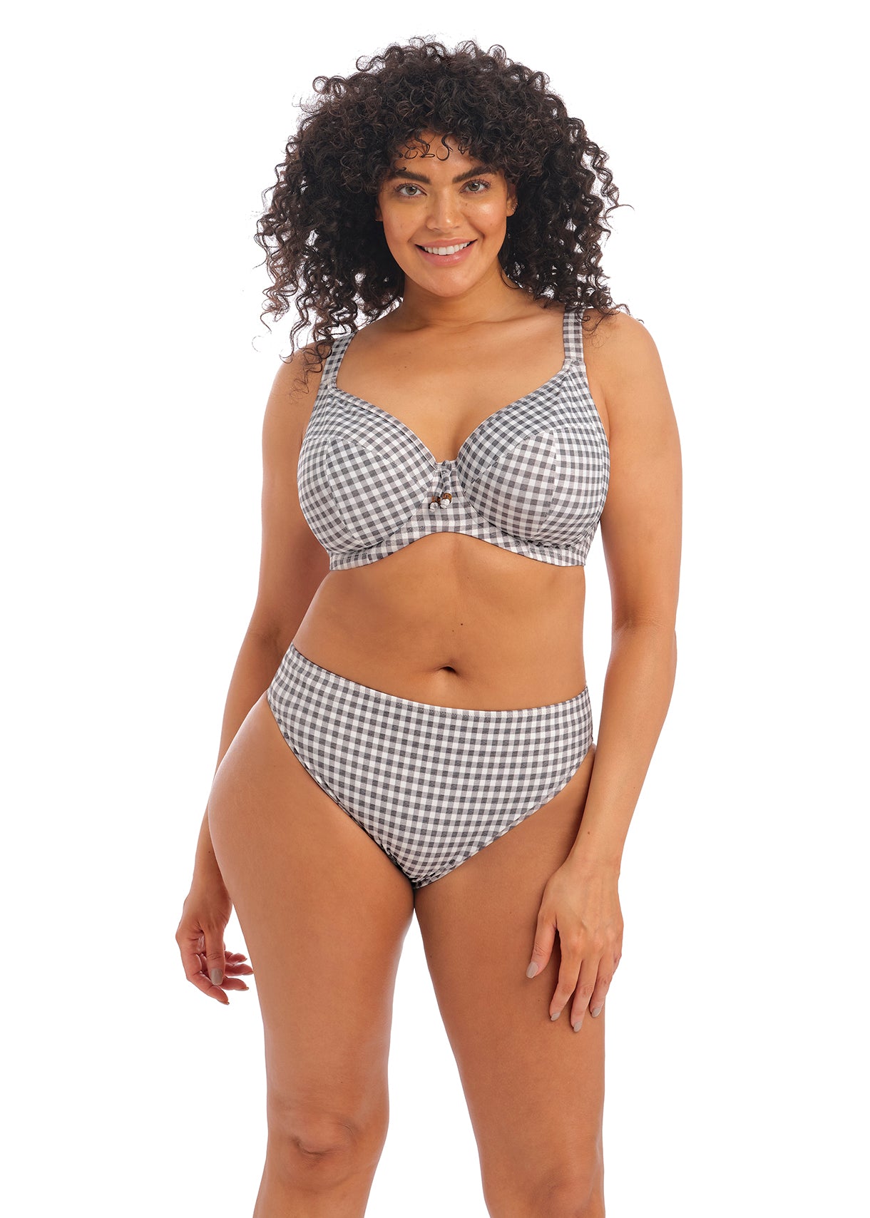 Checkmate Plunge Bikini Top | Elomi