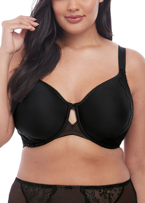 Charley Black Uw Moulded Spacer Bra | Elomi