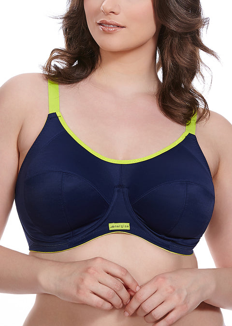 Energise Navy Sports Bra | Elomi