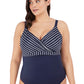 Plain Sailing Midnight Stripe Non Wired Moulded Swimsuit | Elomi