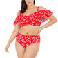 Plain Sailing Red Floral Uw Bikini Top | Elomi