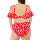 Plain Sailing Red Floral Uw Bikini Top | Elomi