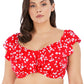 Plain Sailing Red Floral Uw Bikini Top | Elomi