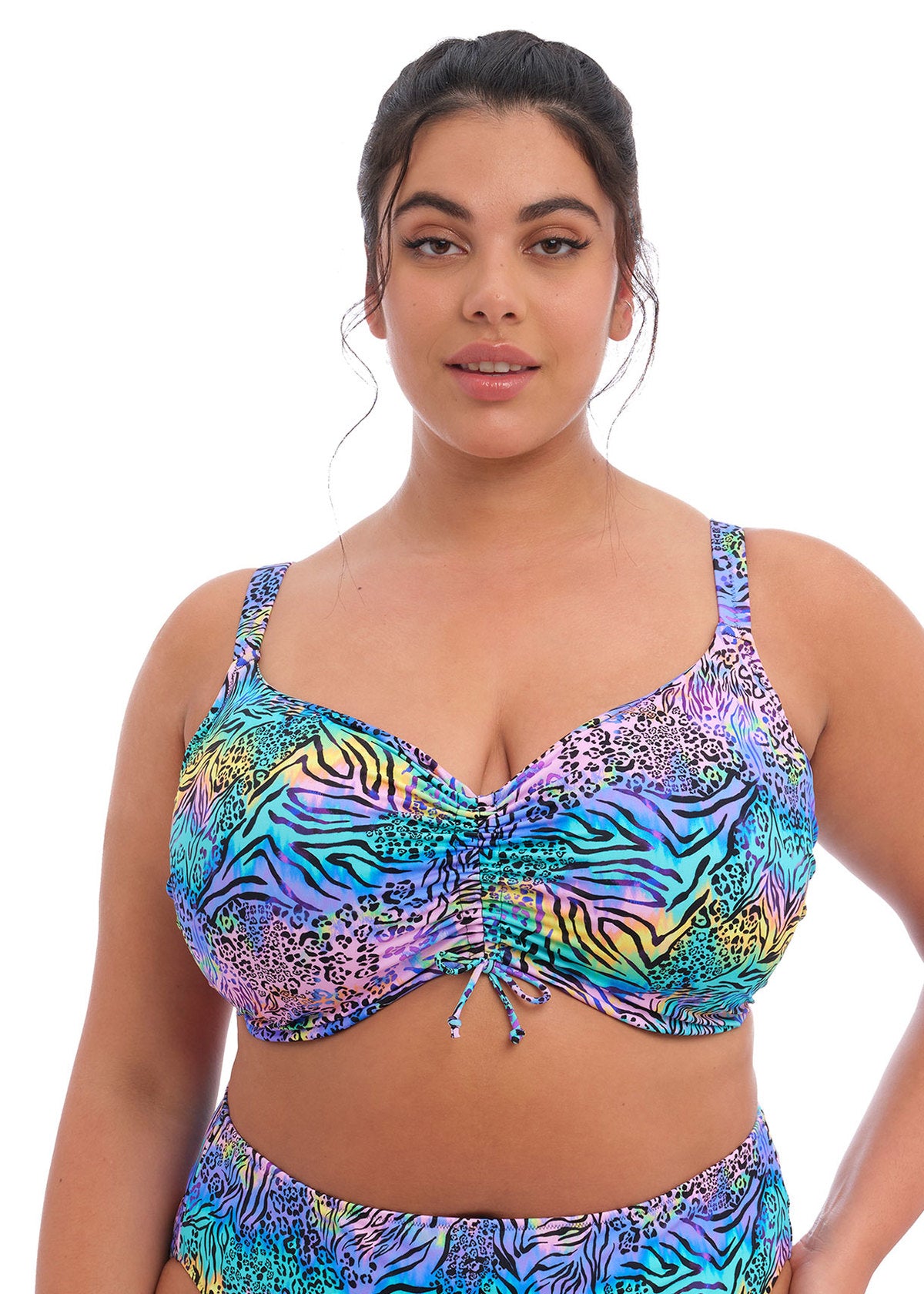 Electric Savannah Zebra Bikini Top | Elomi