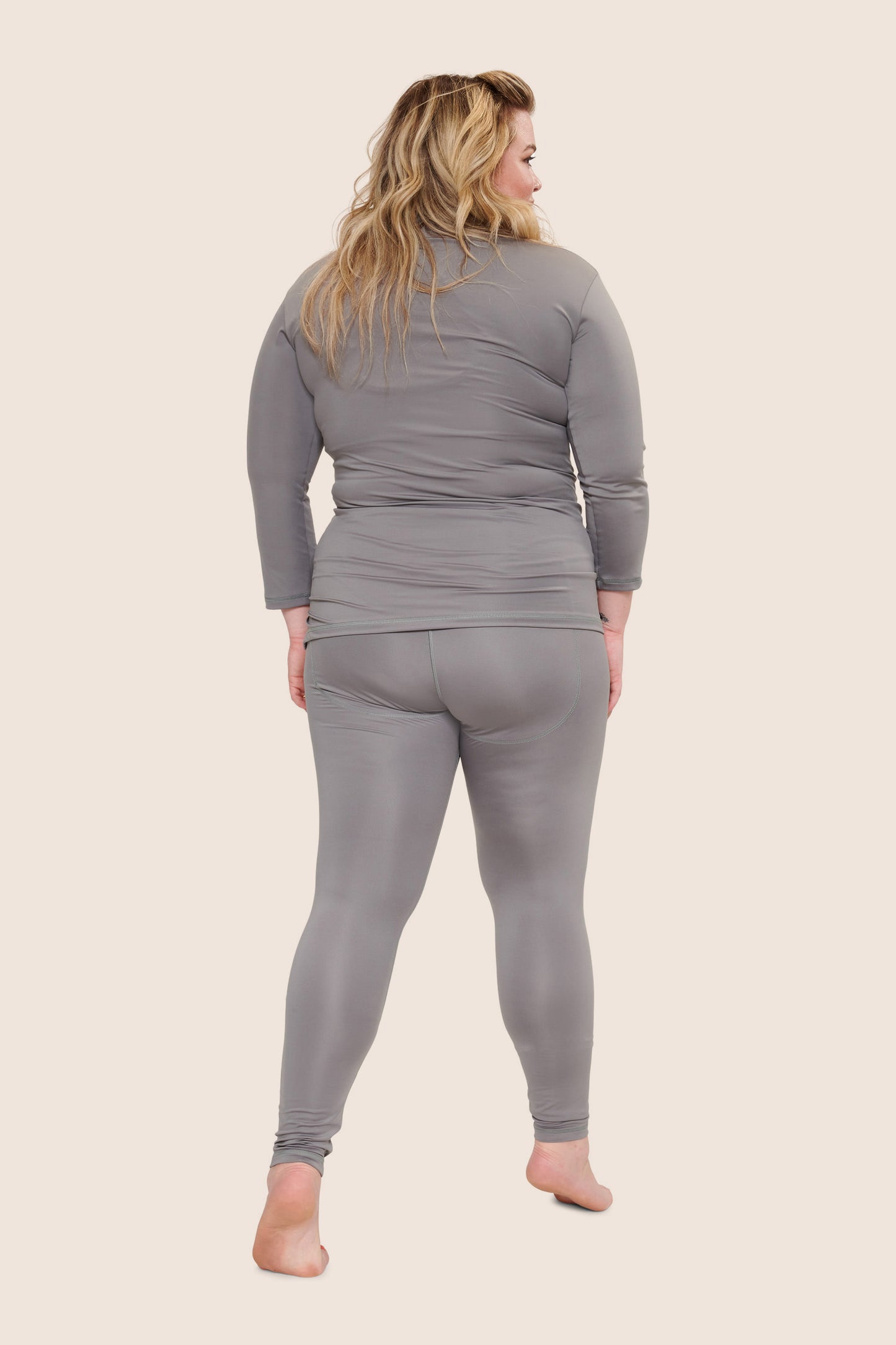 Grijze veer | Leggings