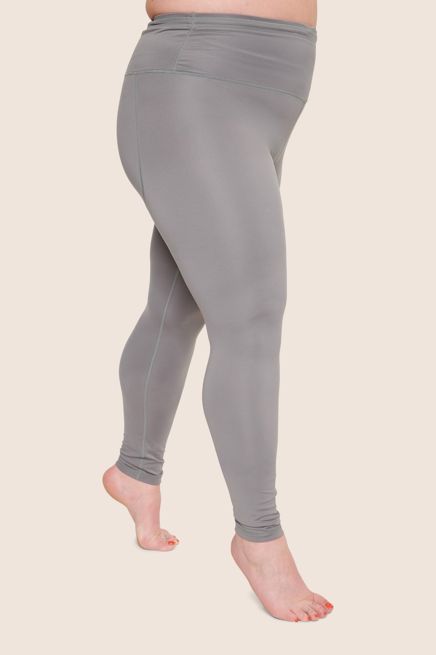 Grey Feather | Leggings