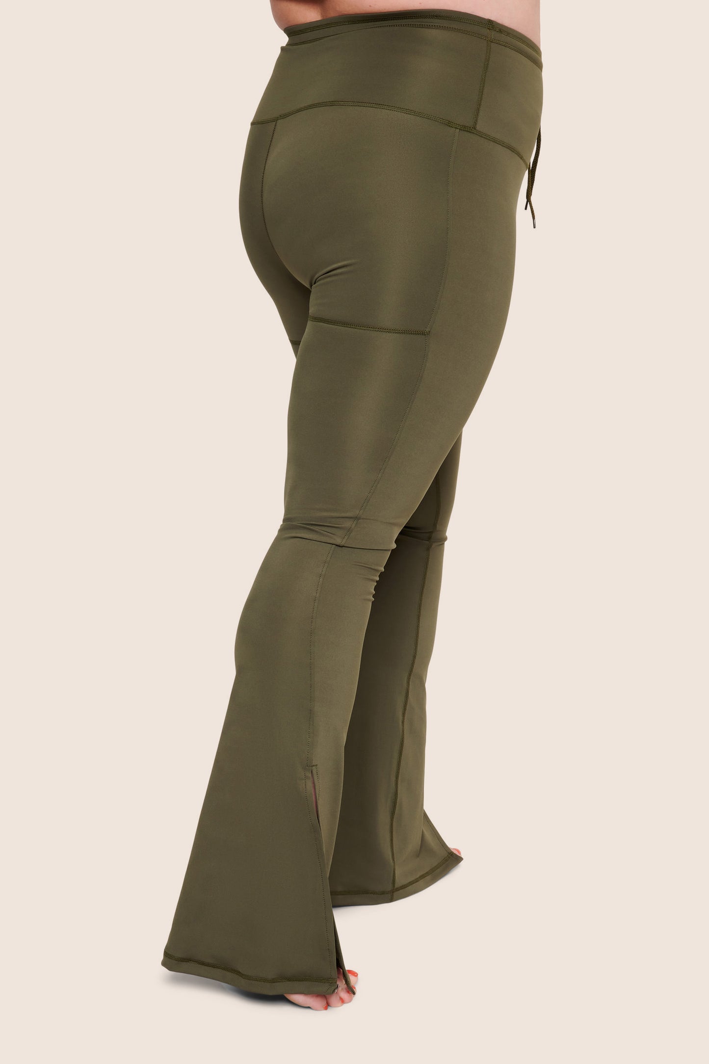 Forest Green | Flared Leggings