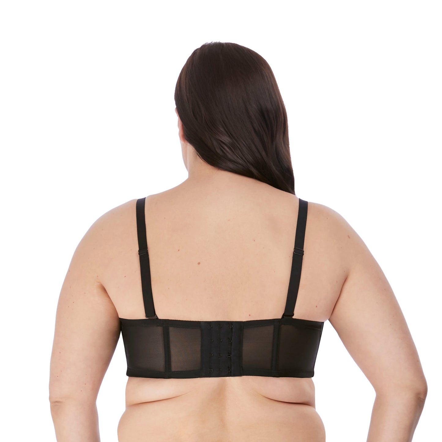 Gladde gegoten zwarte strapless bh | Elomi