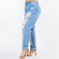 Distressed Hollywood Jeans | Plus Size | American Bazi